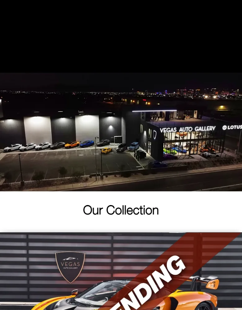 A business's current homepage on a phone